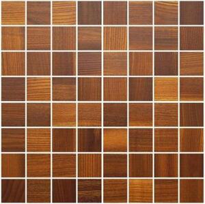 Мозаика и 3D панели из дерева Da Vinci Мозаика 8x8 Термо Средний 046 Термоясень Селект (Гладкая) 288х288 мм.