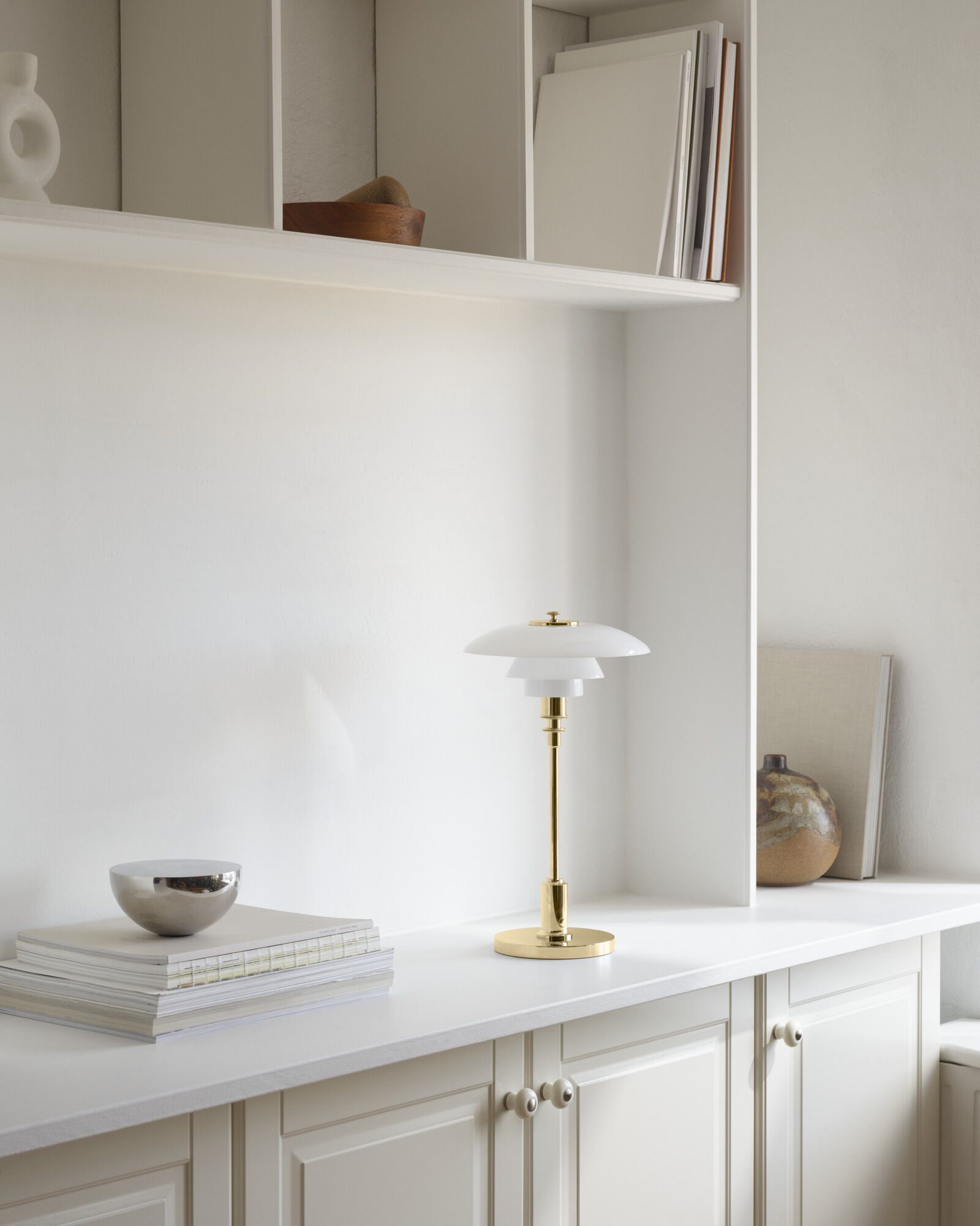 Опаловое стекло LED аккумуляторная настольная лампа Louis Poulsen PH ARCH-00041798 - Вид №3