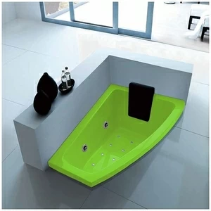 Ванна с гидро и аэромассажем салатовая Gruppo treesse Asyx DXATCV826QS