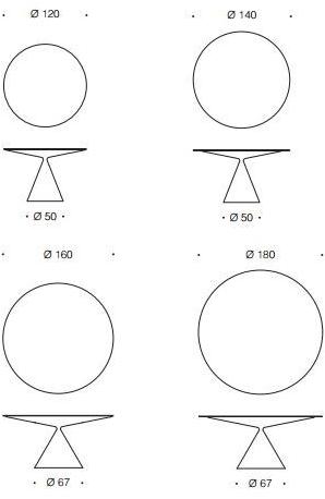 Desalto Круглый стол с ленивой сьюзан Clay sun-id-1423981 - Вид №5