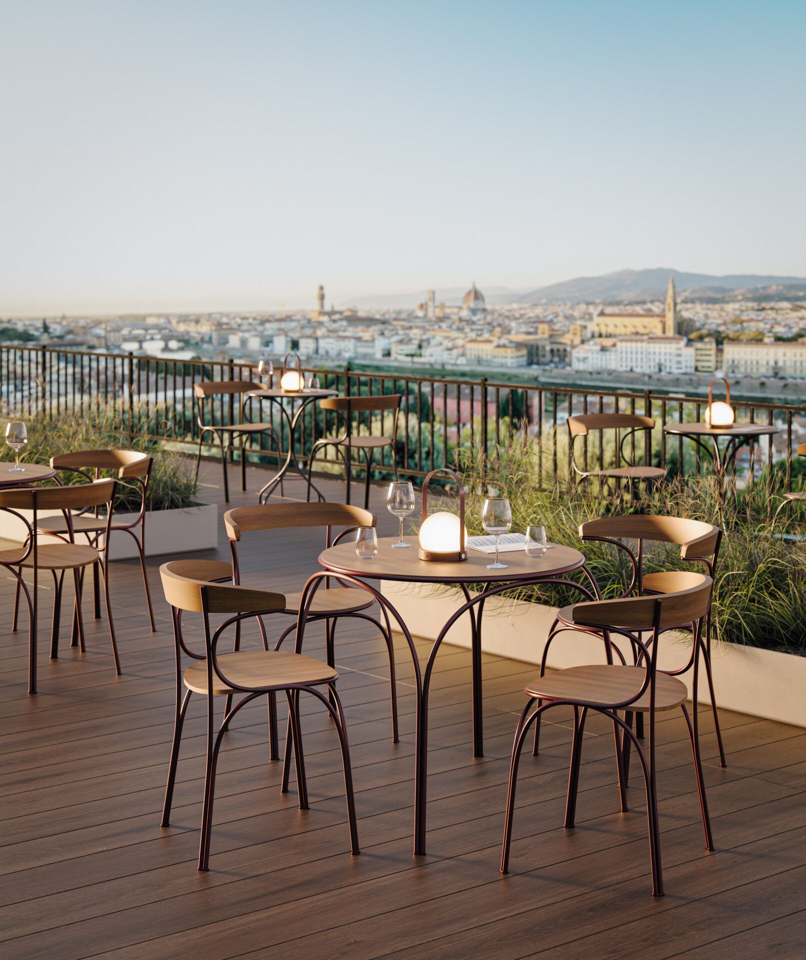 Круглый деревянный журнальный столик Wiener GTV Design Ample ARCH-00060461 - Вид №1