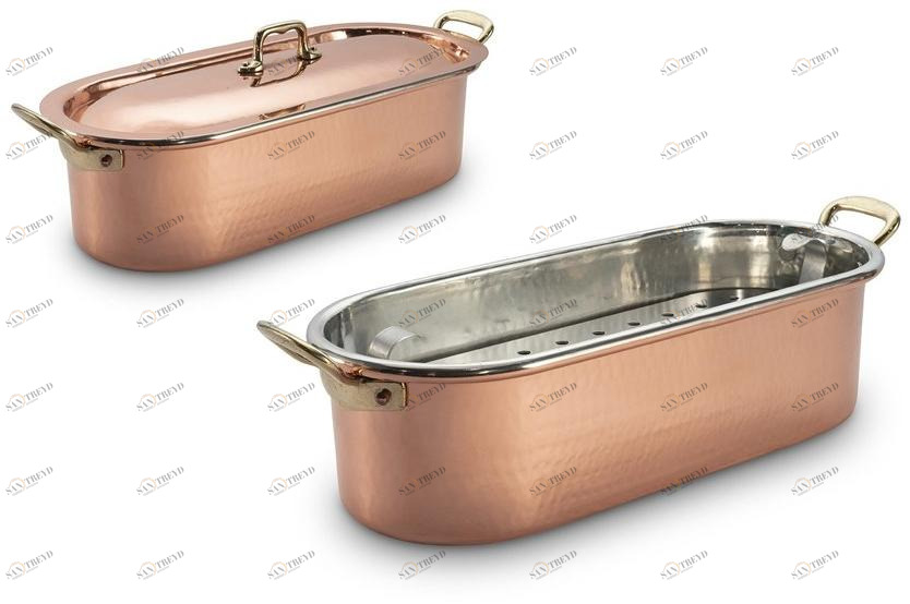 Officine Gullo Медная аквариумная чаша большой толщины с крышкой sun-id-1470463