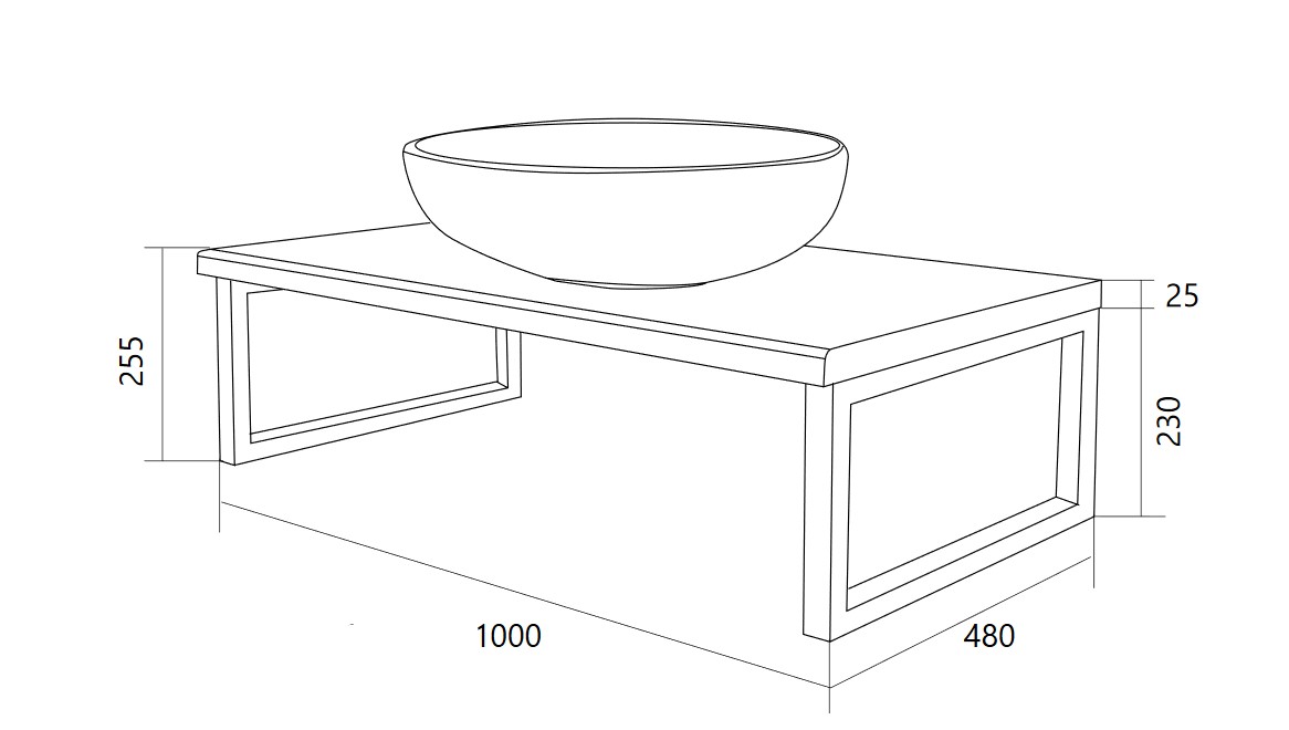 У85841 Столешница GRUNGE LOFT 100 Бетон светлый 1 Marka GRUNGE LOFT  - Вид №5