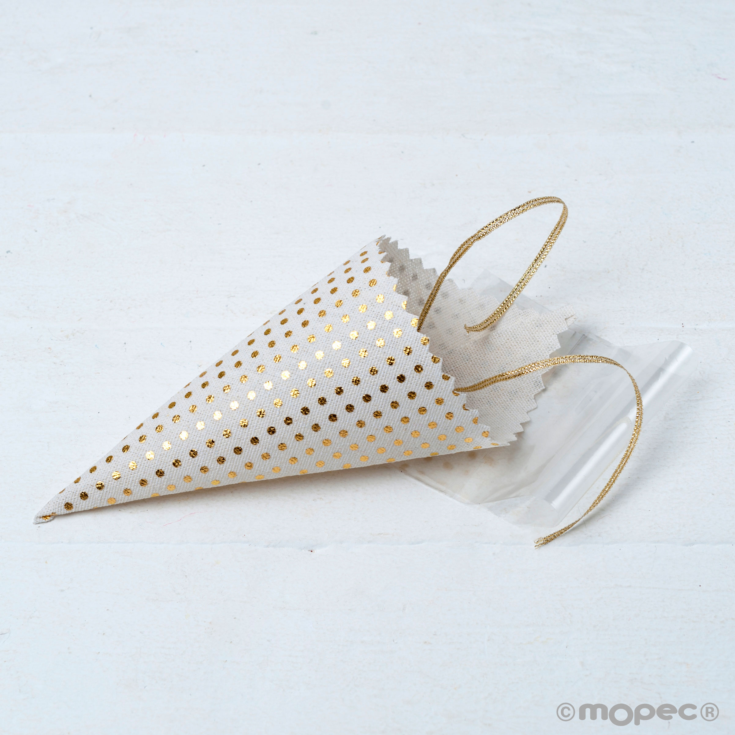 AA156.11 Точечные рожоки, 12 Едениц Dekoraniaevents Bodas Золотой 