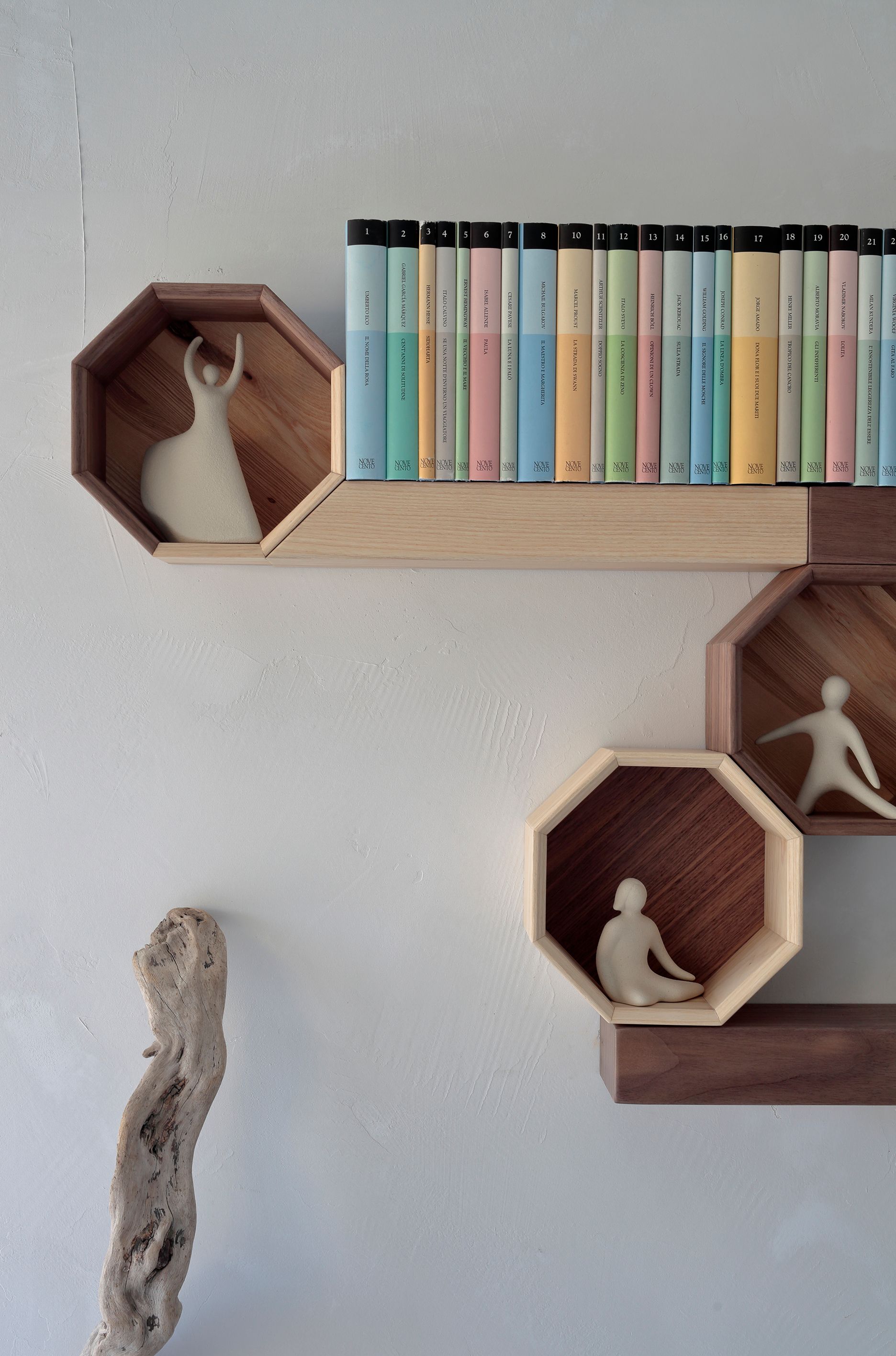 Полка из ореха и ясеня Deodara восемь ARCH-00041659 - Вид №12