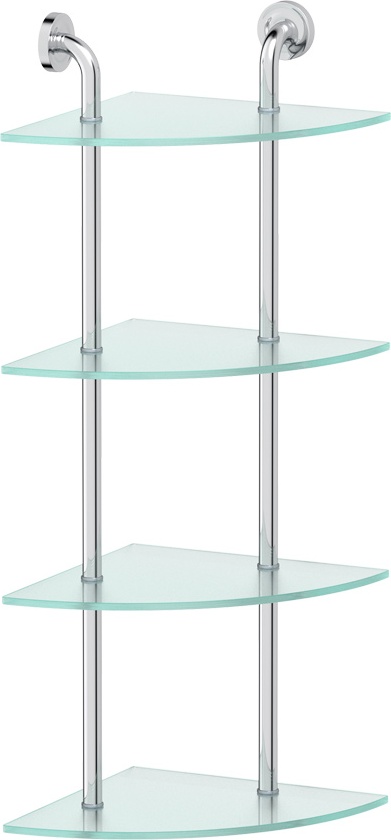 ELE 057 Полка угловая 4-х ярусная 30 cm ELLUX Elegance