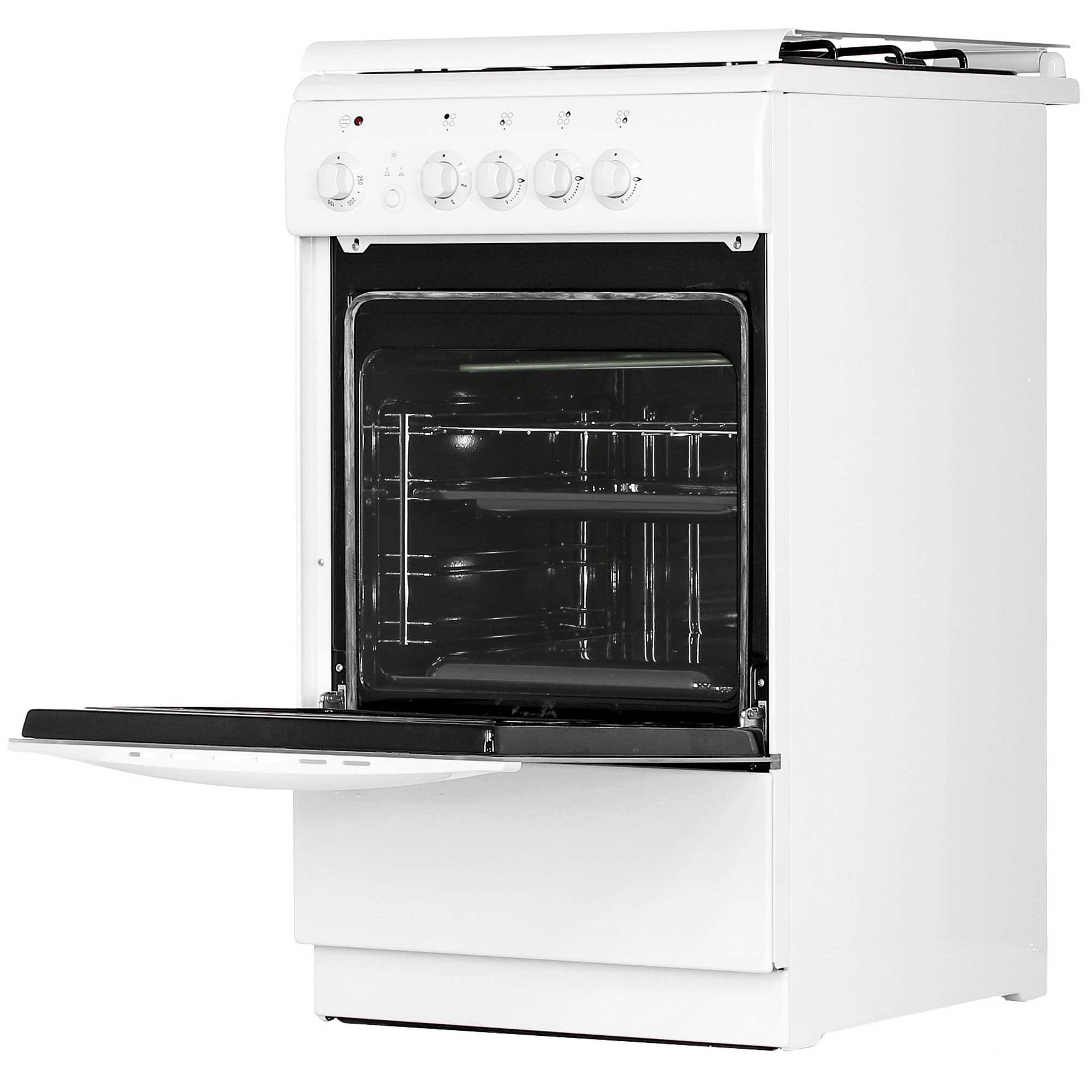 1185586 Комбинированная плита De Luxe 506031.01ГЭ (КР) белый STDN-0127392 - Вид №4