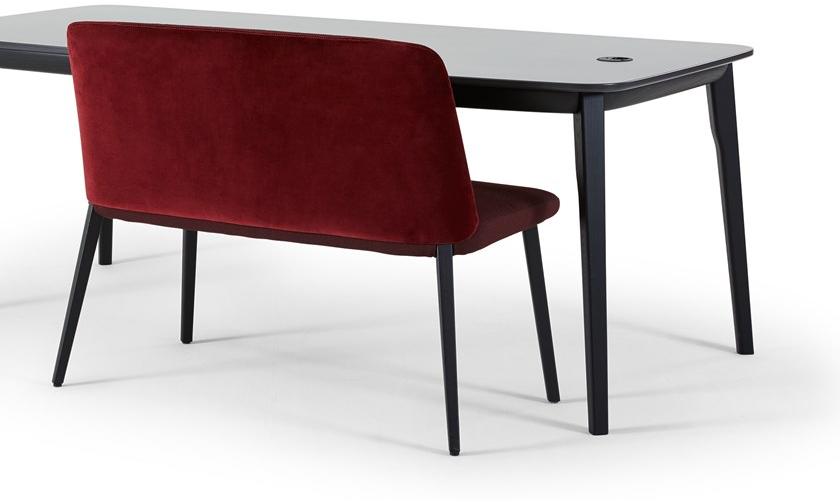 Montis Скамья из ткани со спинкой Back me up sun-id-1374388 - Вид №3