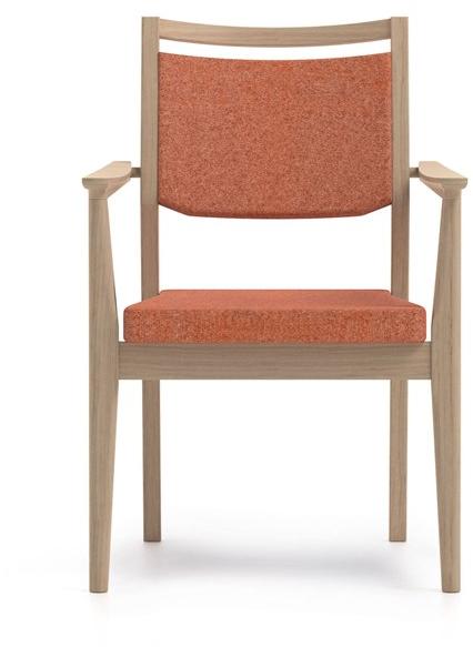 PIAVAL Штабелируемый тканевый стул с подлокотниками Elisa | health & care 54-13/6 - Вид №1