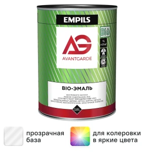 Эмаль по дереву Avantgarde цвет прозрачный 0.8 кг 86798982 STLM-2048427