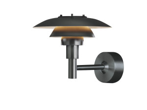 Наружная настенная лампа из нержавеющей стали и стекла