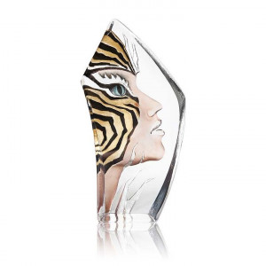 65876 Скульптура "Маска Амазонка", чёрная/золотая, 430/220 мм Maleras