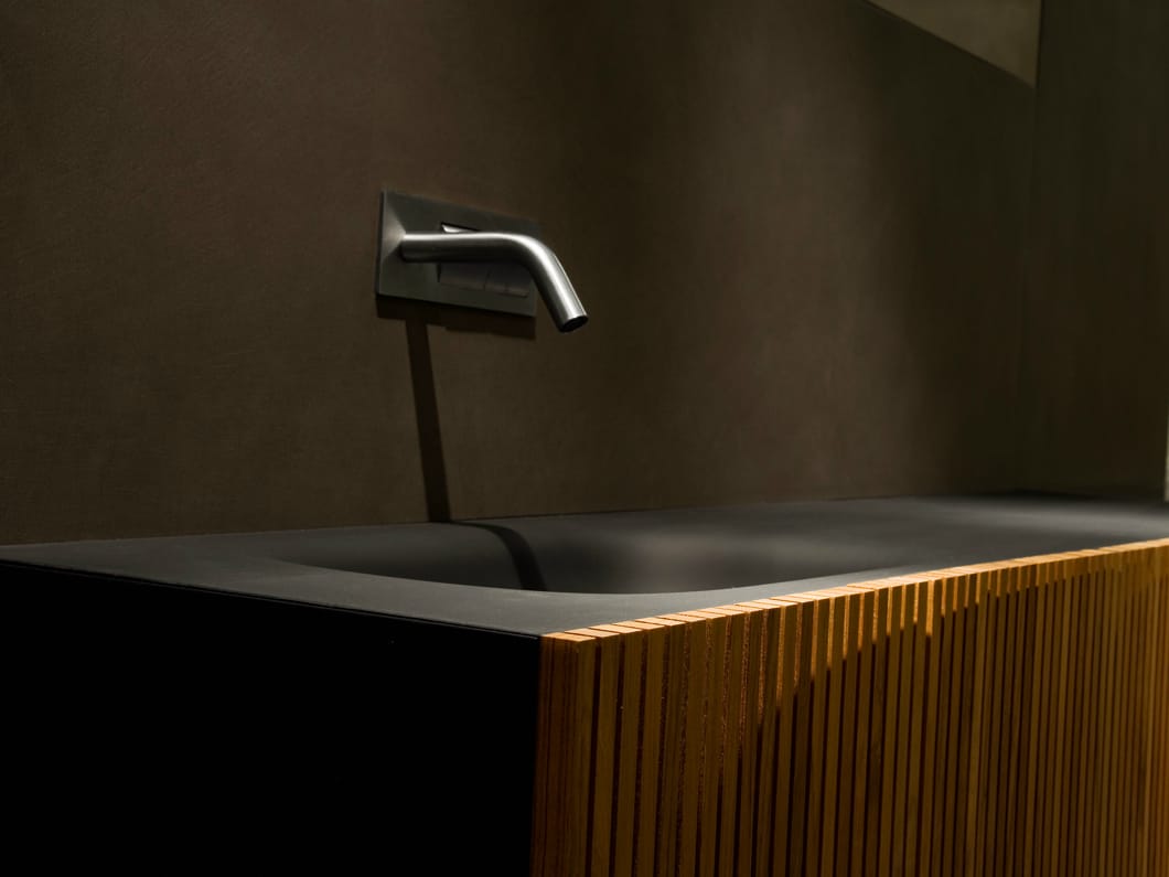 Шкаф для раковины из тикового дерева с выдвижными ящиками Moab Door ARCH-00056036 - Вид №2