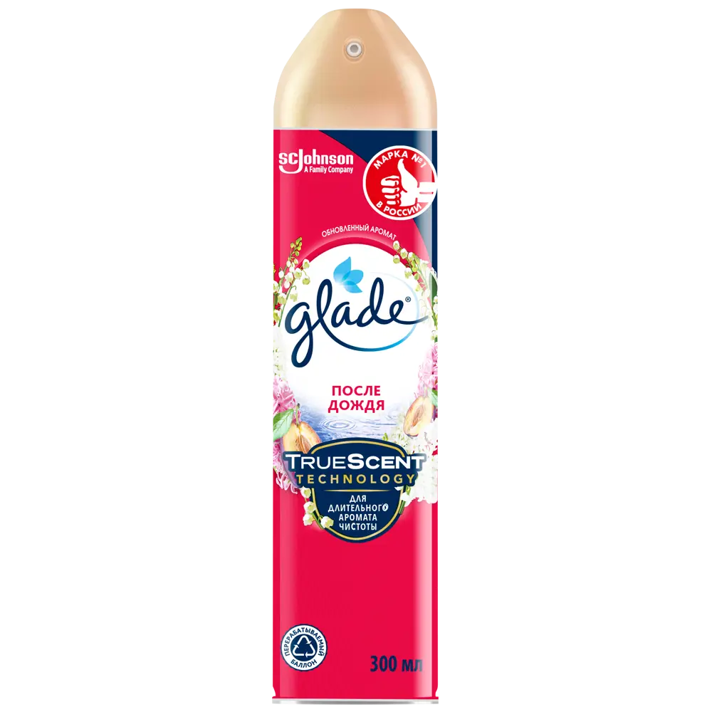 GLADE Аэрозоль-освежитель «После дождя» с природной свежестью 82454642 STLM-0027451