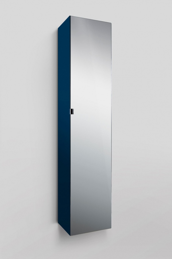 M70ACHMR0356DM шкаф-колонна подвесной правый 35 см зеркальный фасад цвет: глубокий AM.PM Spirit 2.0  - Вид №1