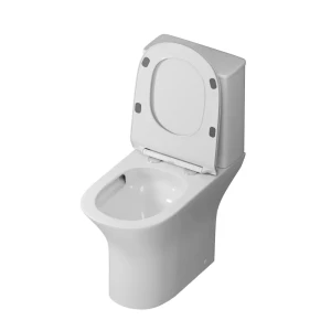 Унитаз-компакт Cezar безободковый сиденье с микролифтом двойной смыв цвет