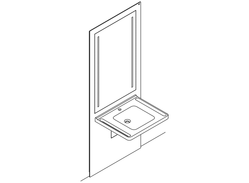 S50.01.712010 Туалетный модуль HEWI S 50 Module  - Вид №2