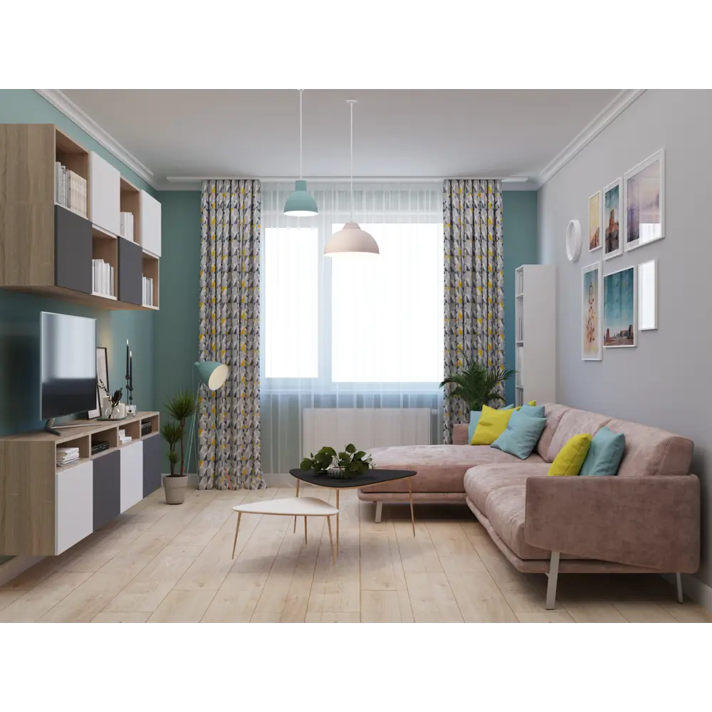 Штора на ленте «Сканди» 160х260 см хлопок/полиэстер цвет серый Altali STLM-2076348 - Вид №10