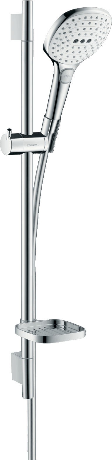 26622400 Raindance Select E Душевой набор 120 3jet EcoSmart 9 л / мин со штангой 65 см и мыльницей Hansgrohe 