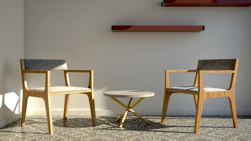 URBI et ORBI Круглый журнальный столик из бетона sun-id-1471182 - Вид №1