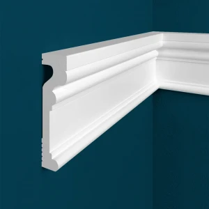 90730968 Молдинг Perfect plus на стену из дюропласта белый 2000x27 мм STLM-0358716