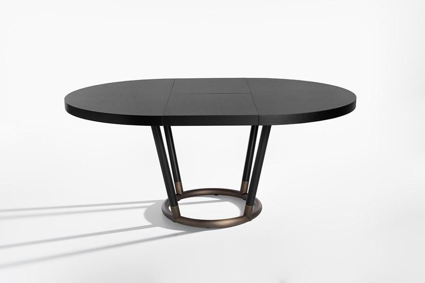 Potocco Раздвижной круглый деревянный стол Pipe 885/tc - Вид №2