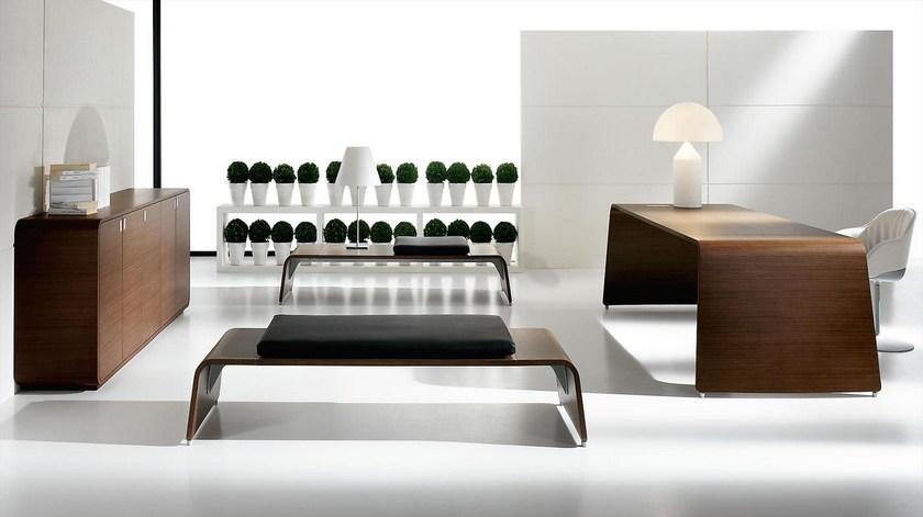 IFT Низкая тумба для офиса из фанерованной древесины с замком Sestante sun-id-1447337 - Вид №5