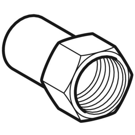 21910 Переходник Geberit Mapress из углеродистой стали, с внутренней резьбой и гладким концевиком Geberit  - Вид №1