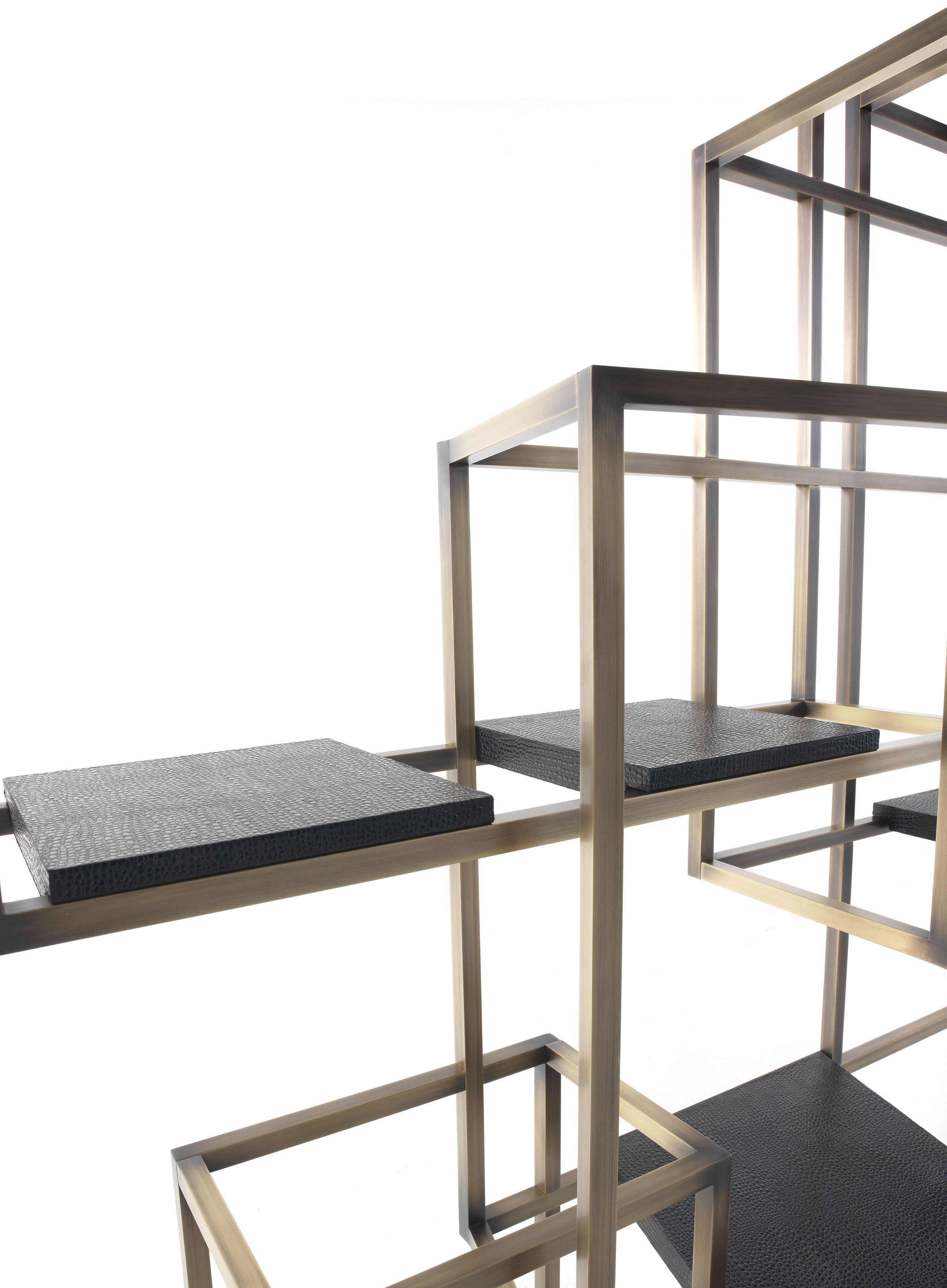 Латунный подвесной книжный шкаф Gianfranco Ferré Home Matrix ARCH-00019452 - Вид №7