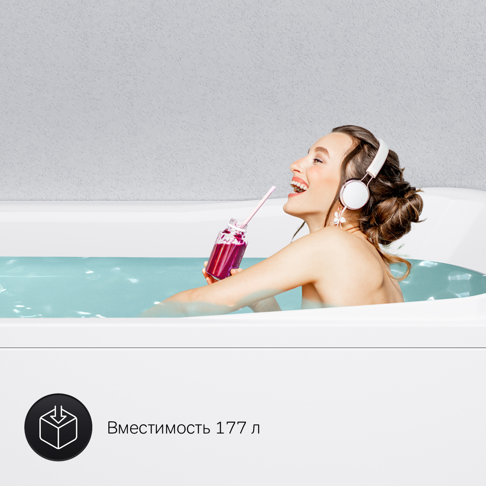W80A-150-070W-A ванна акриловая A0 150х70 см шт AM.PM Like - Вид №8