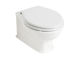 Подвесной туалет в витрине