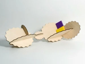 Moustache CD шкаф из березы