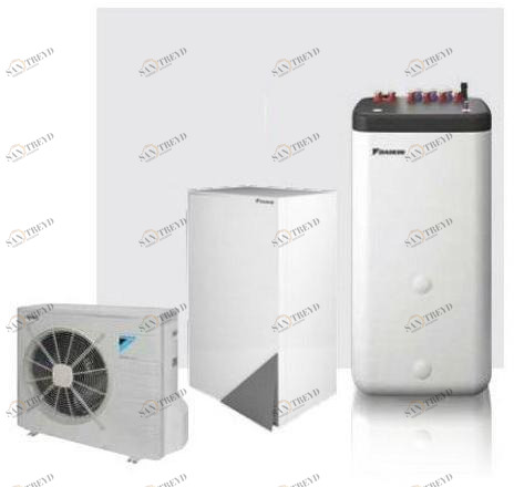 DAIKIN Heating Systems Тепловой насос воздух / вода Pompe di calore a bassa t sun-id-1426819