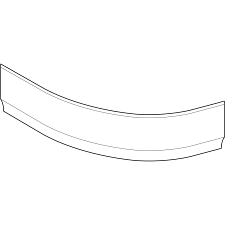 554.822.01.1 Передняя обшивка Geberit Renova для асимметричной ванны, правая Geberit  - Вид №1