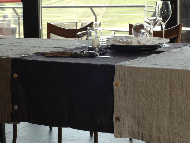 LA FABBRICA DEL LINO Скатерть льняная Basic sun-id-1387187 - Вид №1