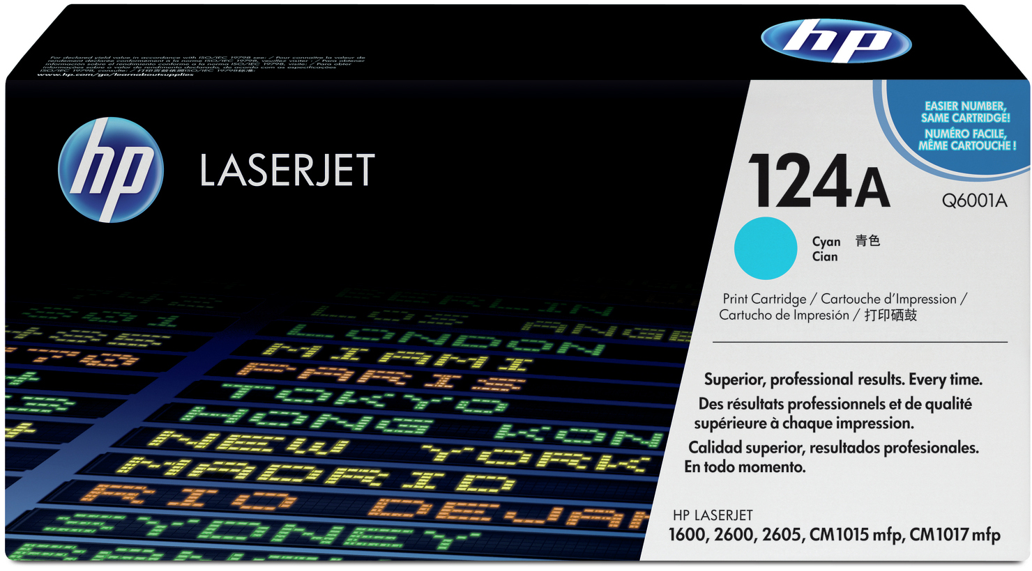 Q6001A color laserjet cyan print cartridge HP Santreyd 