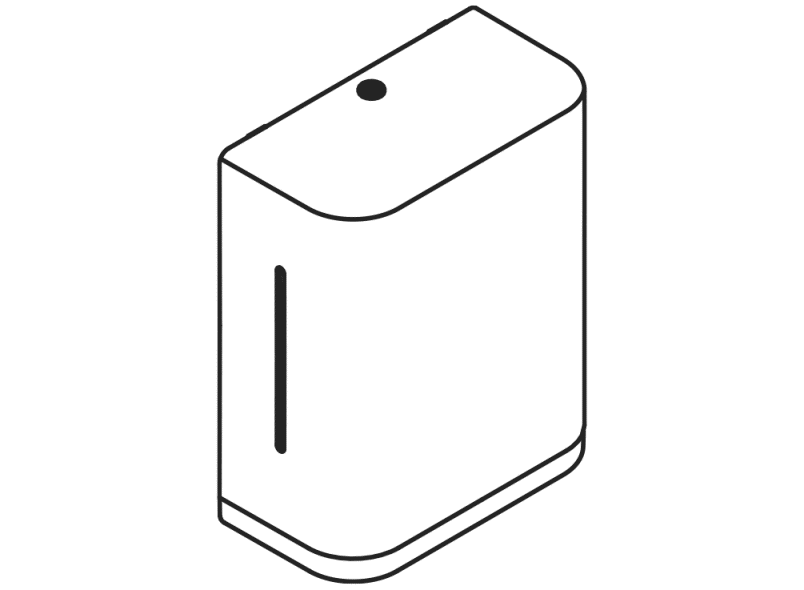 477.06.60199 диспенсер для бумажных полотенец HEWI Neuheiten SAN  - Вид №17