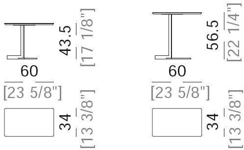 Arketipo Прямоугольный столик из мрамора  5703801  - Вид №2