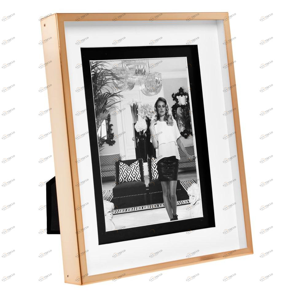 Фоторамка золотая Gramercy L 109726 EICHHOLTZ  00-3879450 Золото 