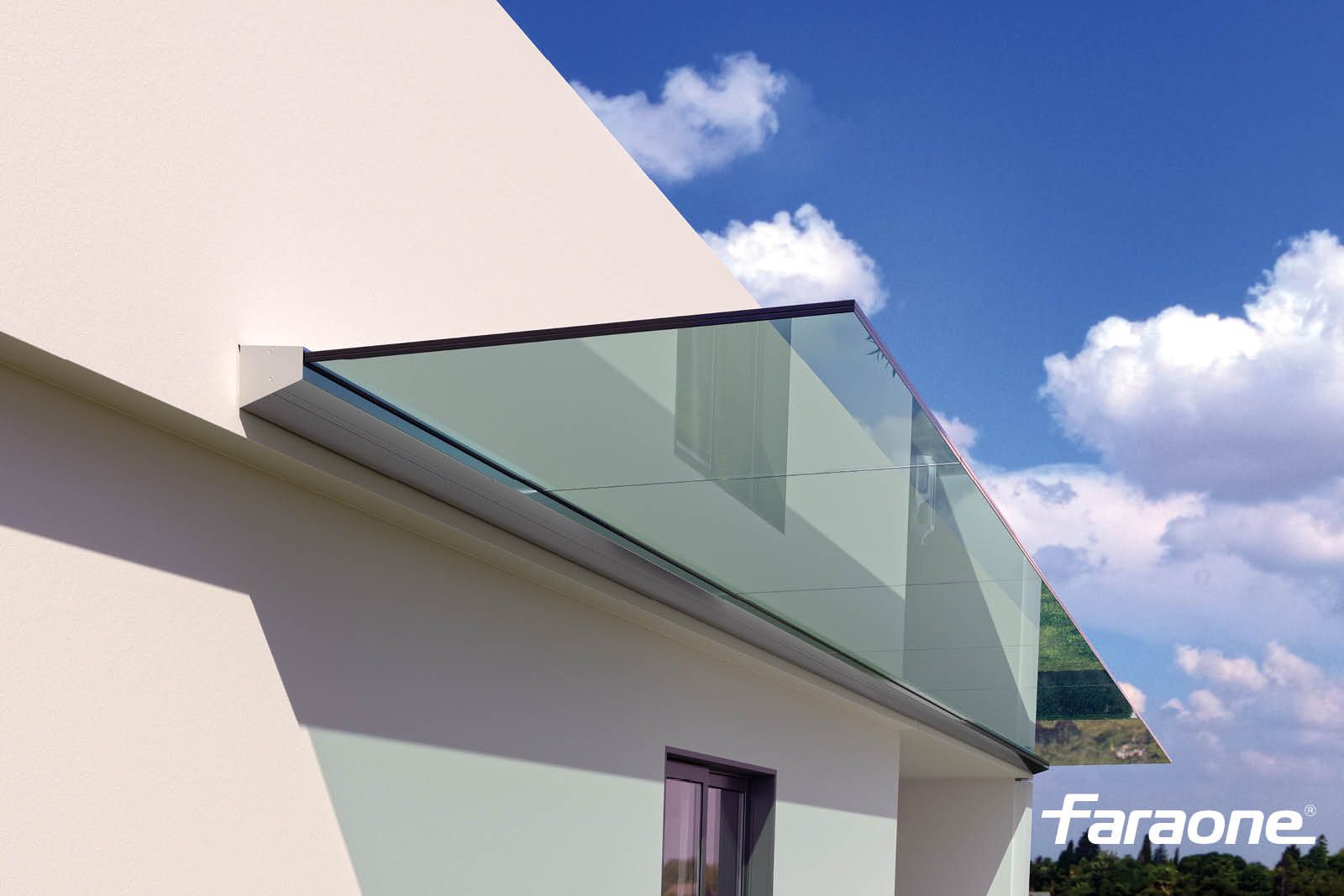 Навес из закаленного стекла FARAONE серия Linea 3 ARCH-00059496 - Вид №3