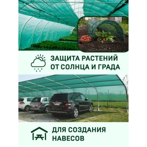 91116984 Сетка фасадная затеняющая МТ-ПАК Торг 35г 3x50м зеленая STLM-0956907