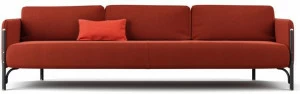 Wiener GTV Design 3-х местный тканевый диван Jannis
