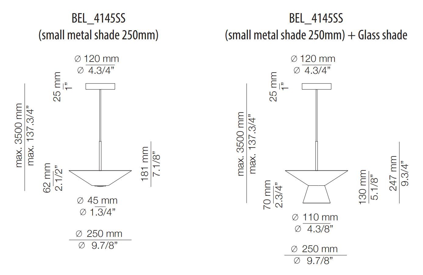 Металлический светодиодный подвесной светильник Estiluz Belt ARCH-00105269 - Вид №11