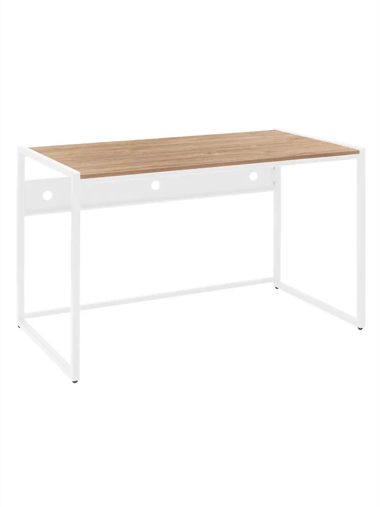 91749784 Стол письменный модульный Greenween Rimini-1200-w-ld-k 120x75x65 см Металл цвет белый STLM-1091311