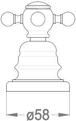 Fir Italia Смеситель для ванны / смесителя для душа Melrose 20 2045273 - Вид №1