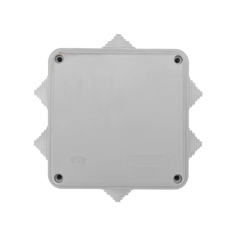 Распределительная коробка открытая Rexant 28-3058 100x100x50 мм 6 вводов IP44 цвет серый Santreyd STLM-2182810 - Вид №6