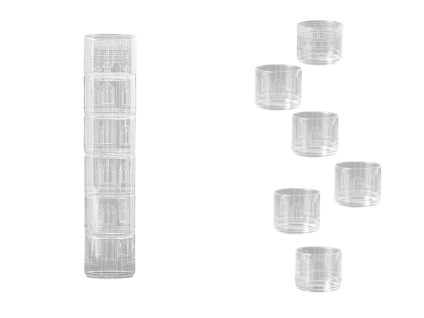 Стаканы Torre Chiara 6 шт Seletti 10597 - Вид №4