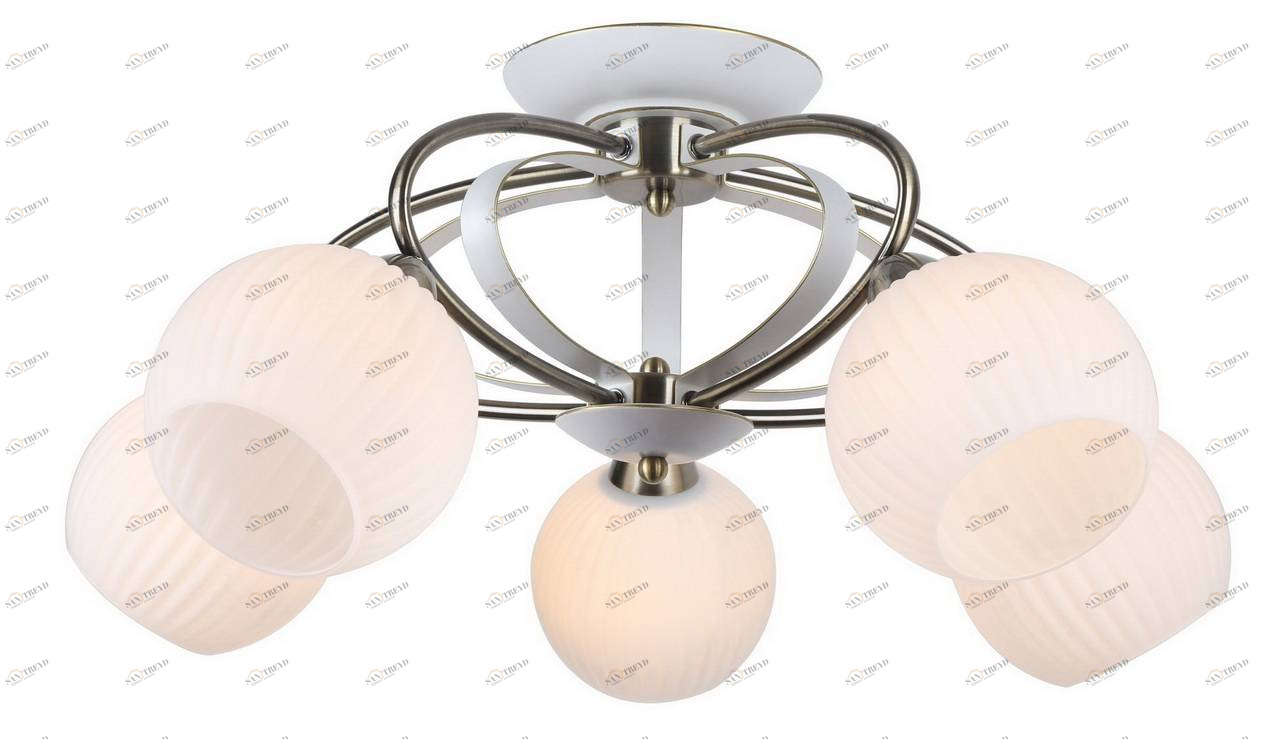Потолочная люстра Arte Lamp Ellisse A6342PL-5WG ARTE LAMP ELLISSE 058564 Белый