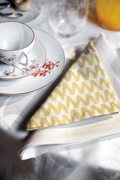 KOHRO Хлопковая ткань с графическими мотивами  K0001013  - Вид №2