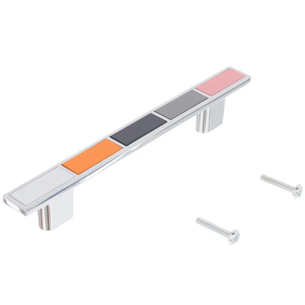 Мебельная ручка-скоба RS282CP/MC5.4 128 мм глянцевый хром BOYARD STLM-2197267 - Вид №1